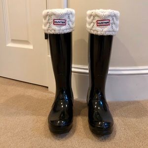 Hunter Cable-knit Boot Liners: Size US 5-7